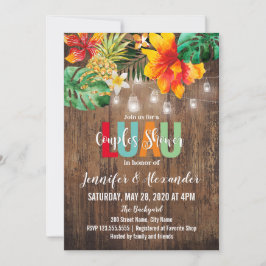 Luau Couples Dusche Einladung