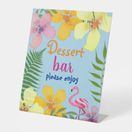 Luau Dessert Bar Sockelschild