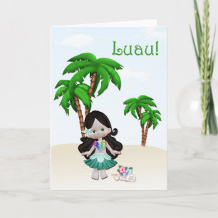 Luau Einladung