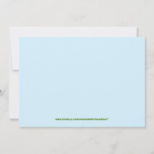 Luau Einladung (Rückseite)