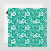 Luau Einladung (Vorne/Hinten)