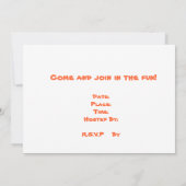 Luau Einladung zum Party im Sommer (Rückseite)