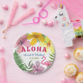 Luau Engagement Party Tropical Pappteller (Party)