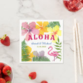 Luau Engagement Party Tropical Serviette (Beispiel)