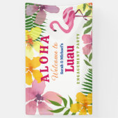 Luau Engagement Party Willkommen Banner (Vertikal)