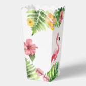 Luau Girl Tropical Aloha Geburtstagsparty Geschenkschachtel (Rückseite)