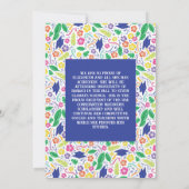 Luau Graduation Party Einladung Hawaiian Tropical (Rückseite)