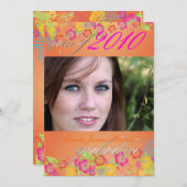 Luau Graduierungspartei Einladung (Vorne/Hinten)