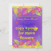 Luau Graduierungspartei Einladung (Rückseite)