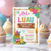 Luau Hawaiian Birthday Einladung