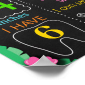 Luau Hawaiian Summer Birthday Board Poster (Ecke)