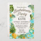 Luau Hawiian Strand-rustikaler Einladung (Vorne/Hinten)