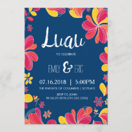 Luau Invite - Hawaiianische Tropische Party Einlad Einladung