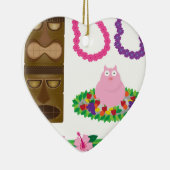 Luau Keramik Ornament (Rechts)