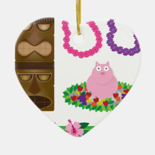 Luau Keramik Ornament