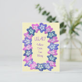 Luau Lei Postkarte (Stehend Vorderseite)