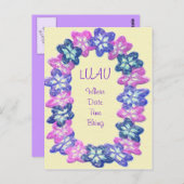 Luau Lei Postkarte (Vorne/Hinten)