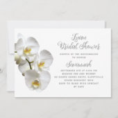 Luau Orchids Custom Brautparty Einladung (Vorderseite)
