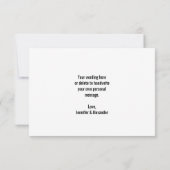 Luau Party Dankeskarte (Rückseite)