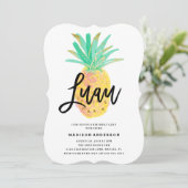 Luau Party Einladung (Stehend Vorderseite)