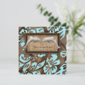 Luau Party Einladung (Stehend Vorderseite)