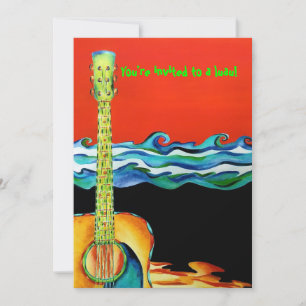 Luau Party Einladung