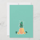 Luau Party Einladung für Geburtstag, Dusche etc. (Rückseite)