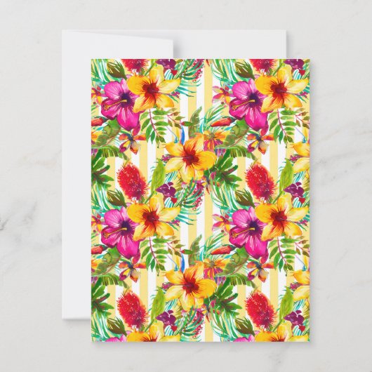 Luau Party Einladungen (Rückseite)