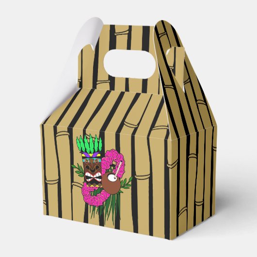Luau Party Geschenkschachtel (Vorderseite)