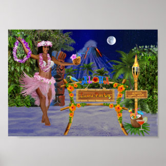 LUAU-PARTY POSTER