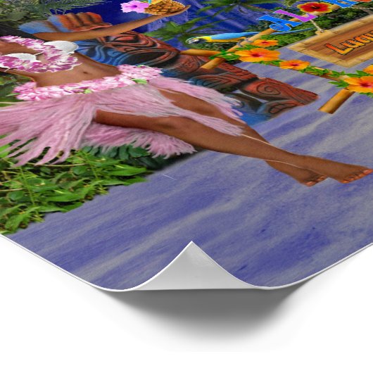 LUAU-PARTY POSTER (Ecke)