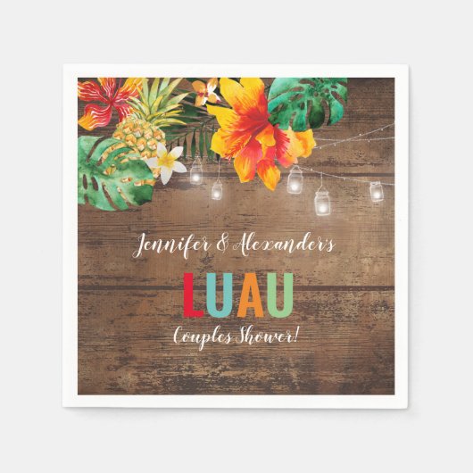 Luau Party Serviette (Vorderseite)