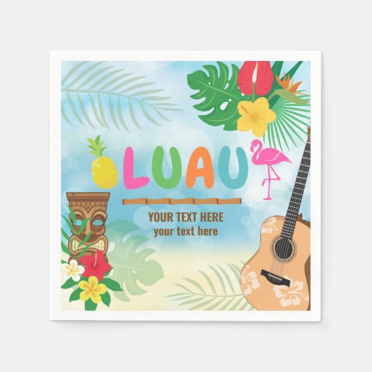 Luau Party Serviette (Vorderseite)