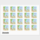 Luau Party Sticker (Blatt)
