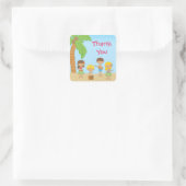Luau Party Sticker (Tasche)