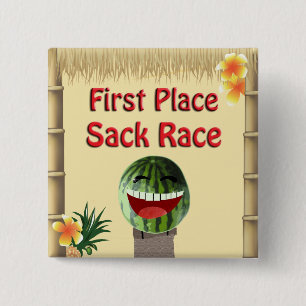 Luau Party Tiki Hütte 1 Place Watermelone Ristoran Button