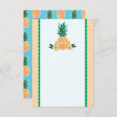 Luau Party Vielen Dank Note Card Mitteilungskarte (Vorne/Hinten)