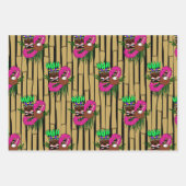 Luau Pattern Geschenkpapier Set (Vorderseite)