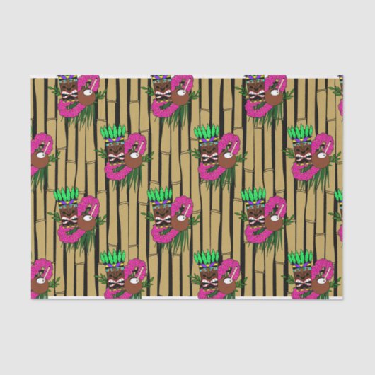 Luau Pattern Seidenpapier (Vorderseite)