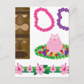 Luau Postkarte (Vorderseite)