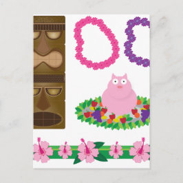 Luau Postkarte