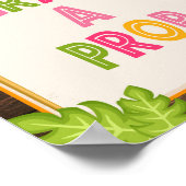 Luau-Requisiten-Schild Poster (Ecke)