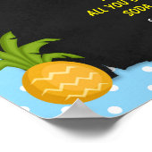 Luau Sommerschüler Flyer Poster (Ecke)