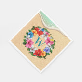 LUAU-Thema Serviette (Ecke)