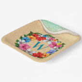 LUAU Theme Pappteller (Gewinkelt)