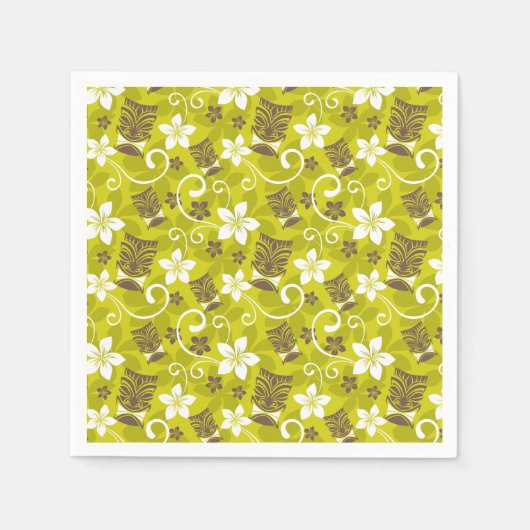 LUAU TIKI DESIGN SERVIETTE (Vorderseite)