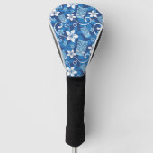 LUAU TIKI MUSTER (HELLBLAU) GOLF HEADCOVER (Vorderseite)