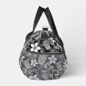 LUAU TIKI MUSTER (HOLZKOHLE) DUFFLE BAG (Rechts)