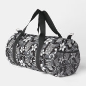 LUAU TIKI MUSTER (HOLZKOHLE) DUFFLE BAG (Rechte Ecke)