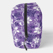 LUAU TIKI MUSTER (LILA) DOPP KIT WASCHBEUTEL (Rechts)